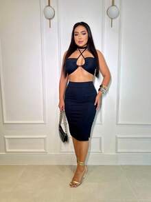 Karoline Ribana Set With Cup - màu đen - Xem 2