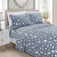 Elegant Comfort 6-Piece Christmas & Holiday Sheet Set - Soft As A Hotel Premium Quality