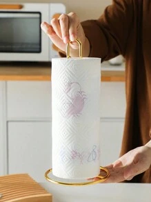 Kitchen Paper Towel Holder, Creative Restaurant, Paper Towel Holder, Roll Paper Holder, Vertical Paper Holder, Non-Perforated Plastic Wrap Household Bathroom Decor Summer