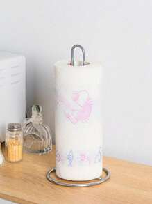 Kitchen Paper Towel Holder, Creative Restaurant, Paper Towel Holder, Roll Paper Holder, Vertical Paper Holder, Non-Perforated Plastic Wrap Household Bathroom Decor Summer