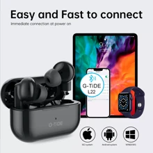 GTIDE L22 Bluetooth 5.3 Headphones Touch Sensor, With Sweat Resistance - Baby Pink - View 3
