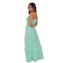 Elegant Long Party Dress 3 Marias Sequin Women's - 薄荷綠 - 查看 1