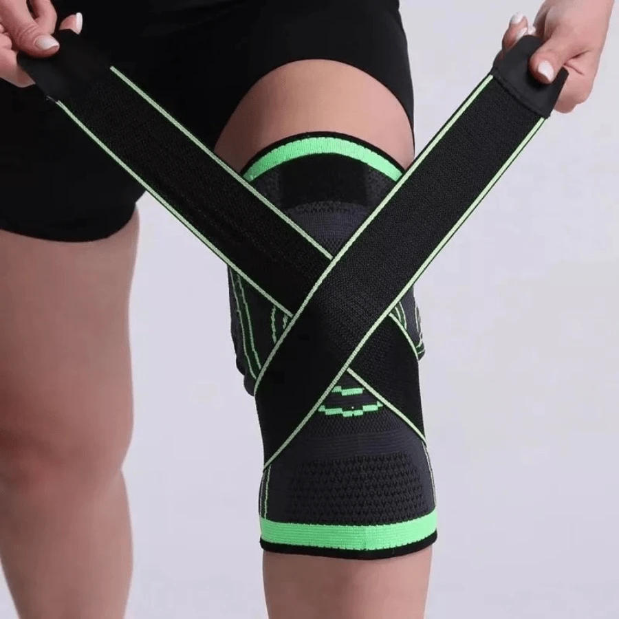 Knee Brace Tensor Compression Knee Pain Relief Confort Premium - 彩色 - 查看 1