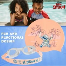 Disney Swimming Goggles Cap Set AntiFog UV Protection - Multicolor - View 6