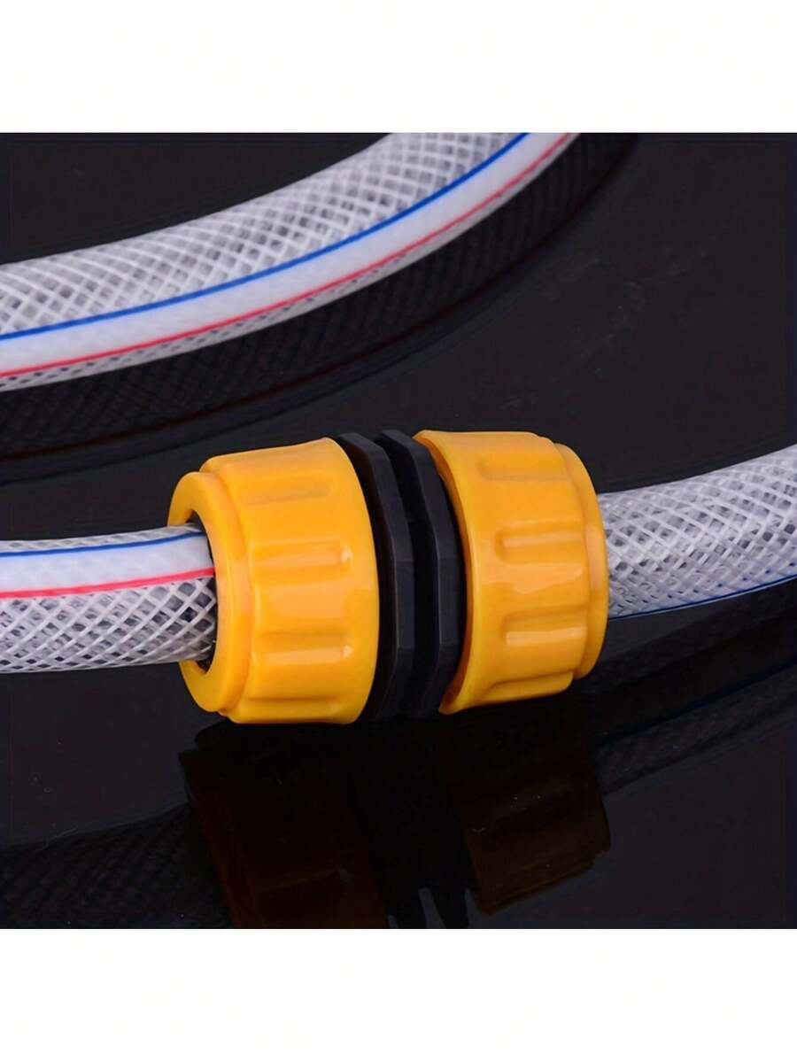 3~6pcs 4-Point Water Gun Hose Extension Joint: Adjustable Control Valve Switch, Sprinkler Nozzle For Car Washing & Garden Watering