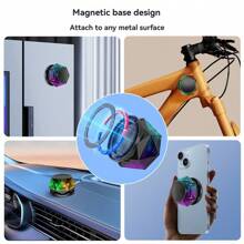 SENBOWE Magnetic Portable Bluetooth Mini Speaker With LED Light And Powerful Bass - Metal Mesh - View 3