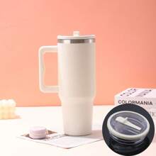 Tapa de repuesto para vaso térmico, tapas a prueba de derrames y salpicaduras para vasos térmicos, tapa con pajita batible para vaso térmico, tapa con pajita batible de repuesto para vaso térmico, tapa reutilizable para vaso térmico