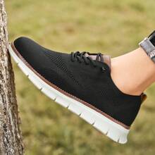 Cadarços esportivos masculinos sem cadarço - calçados esportivos resistentes a odores - confortáveis, leves e respiráveis