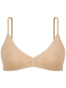 Lupo Basic Cotton Youth Bra With Removable Pads - 鏽棕色 - 查看 1