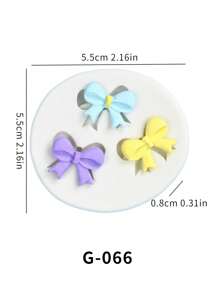 1 khuôn silicon hình nơ, dùng để trang trí nến DIY, thích hợp cho tiệc Valentine, trang trí nhà cửa, quà tặng gia đình. - Nhiều màu - Xem 13