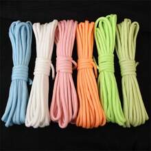 10/100m/Pieza Cordón multicolor arcoíris de 7 hebras que brilla en la oscuridad de 4mm, adecuado para uso múltiple al aire libre, emergencia de supervivencia, cuerda de paracaídas, trenzado de pulseras, camping, picnic, tendedero, correa para mascotas, duradero hilo DIY