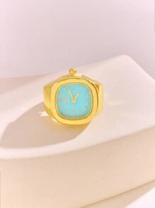 1 件全新设计时尚彩色石英表戒指，适合男女 - 極簡風 - 查看 10