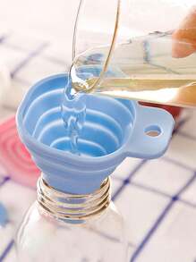 4PCS Silicone Folding Telescopic Long Neck Funnel Creative Household Liquid Dispensing Mini Kitchen Tools