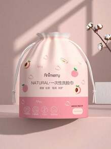 1 Packung Einweg Nass-Trocken Doppelnutzen Gesichtstücher, tragbare Gesichtstücher, geeignet zum Gesichtwaschen und Make-up Entfernen, praktische weiche Tücher und Gesichtstücher