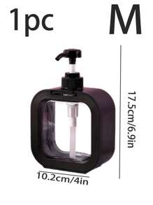 2pcs Refillable Clear Dispensers, Large Capacity Shampoo & Body Wash Containers With Pump, Reusable Travel Size Bottles For Home, Hotel, Bathroom - Transparent Lotion Pump Bottles Home Bathroom Decor Fall Decor Back To School