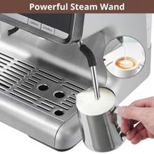 Espresso Machines With Milk Frother Steam Wand,Espresso Maker With Grinder,Barista Latte Machine With Removable Water Tank For Cappuccinos Or Macchiatos,Gift For Women Men