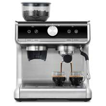 Espresso Machines With Milk Frother Steam Wand,Espresso Maker With Grinder,Barista Latte Machine With Removable Water Tank For Cappuccinos Or Macchiatos,Gift For Women Men