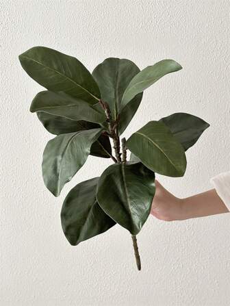 1pc Artificial Leaf Plant Decor For Home, Office Desk, Valentine Day, Gift