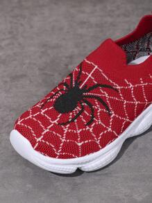 1 pereche de pantofi sport casual pentru copii cu design drăguț din desene animate, potriviti pentru toate anotimpurile
