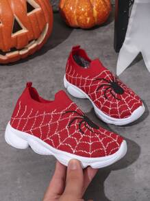 1 pereche de pantofi sport casual pentru copii cu design drăguț din desene animate, potriviti pentru toate anotimpurile
