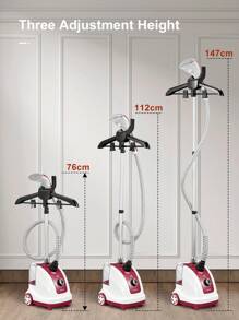 Planchas de Vapor Verticales, 1950 W, vapor 40 g/min, Golpe de Precisión, Altura Regulable, Desinfecta y Elimina Olores, Todo Tipo de Tejidos, Depósito de 1.35 L