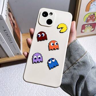 1/5 יחידות מדבקות מתכת לדמויות מצוירות, יצירתיות, מדבקות אנשים פיקסלים, ארנק, אביזרי טלפון, מתנות פסטיבל, ליל כל הקדושים, קיץ, בית ספר