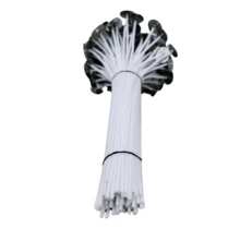 Wick For Decorative Handmade Scented Candles In Fine Cotton 2mm, 17CM High, Paraffined And With Eyelets - B2030 - trắng - Xem 3