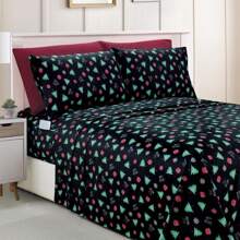 Elegant Comfort 6-Piece Christmas & Holiday Sheet Set - Soft As A Hotel Premium Quality