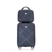 Travelhouse Travelhouse 20 Inch Carry On Luggage Set With Cosmetic Cases, Hardside Luggage 2 Piece With Spinner Wheels Suitcase Travel Suitcase Suitcases Suit Case Durable Travel Luggage