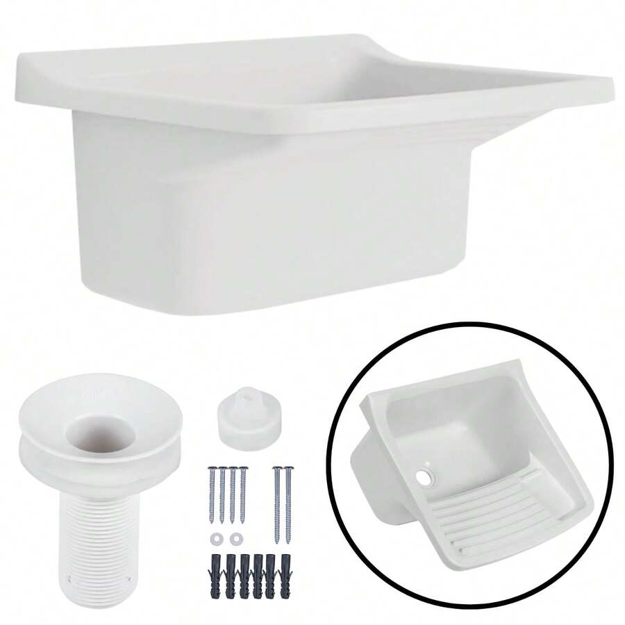 22L Plastic Tank For White Laundry | Astra - White - View 1