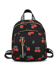 Mochila Estudiantil de Gran Capacidad Estilo Universitario para Mujeres, Adecuada para Escuela Secundaria, Preparatoria, Universidad - Negro 2 - Ver 3