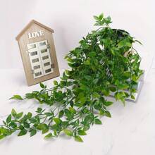 HAOSHICS Artificial Hanging Plants 34in Fake Ivy Vine Fake Ivy Leaves For Wall House Room Patio Indoor Outdoor Home Shelf Office Decor, Valentine Day, Gift Gifts Birthday Graduation,Garden Decor,Outdoor Plant,Gardening,Fake Flowers