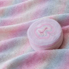 1 Ball (100g/Ball) Premium Ombre Mohair Yarn - Color - View 10