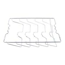 vertikaler Topfdeckelhalter 5 Lagen Praktische Küchenpfanne Vertikaler Deckelhalter Wandhal für Schrank Küche Topfdeckel Halterung Pfanne Halter Rack - Silber - Übersicht 4