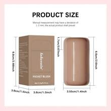 SHEIN X Milania Lakerain Pocket Blush, Creamy Stick Blush, Lightweight Formula, Long-Lasting Waterproof Moisturizing, Natural Finish, All Skin Tones, 6 Colors, Makeup Stick For Cheeks, Eyes, Lips, ≤300g - Multicolor - View 10