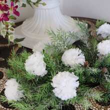 Set Of 50: White Carnation Flower Picks | 5" Long | 3.5" Wide | Floral Picks | Crafting Supplies | Parties & Events | Home & Office Decor, Floral Home By Artificial Flowers - 白色 - 查看 2