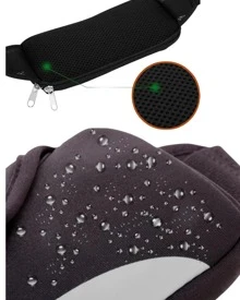Running Waist Bag Waterproof Sports Cell Phone Holder Fitness Men Women Money Belt - 藍色 - 查看 9