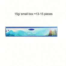 1 Packung handgefertigte Aromastreifen, genießen Sie den Duft von indischen Räucherstäbchen - Sandelholz, Weißer Salbei, Vanille, Kokosnuss und mehr - perfekt für Yoga, Meditation und Wohndekoration, Räucherstäbchen Zubehör (Brenndauer ca. 50-60 Minuten)