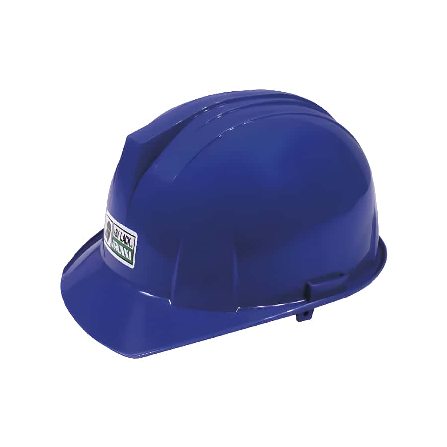 2-Piece Protective Helmet With Interval Suspension - Blue - View 1
