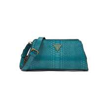 Guess Bolso bandolera Annita con cremallera superior - Verde azulado - Ver 1
