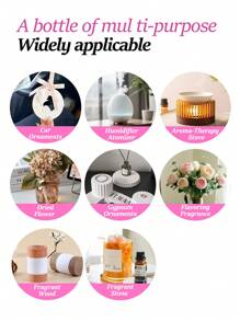 1Pc 10Ml Fragrance Oil,Diffuser Aroma Essential Oils,At Home Or On-The-Go,Suitable For Humidifiers, Aroma Diffusers, Diffuser Wood,Reed Diffuser Oils Valentine's Day Valentines Supplies Wedding Items