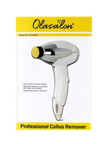 OLASALON 电动足部老茧去除器，防水足部护理工具套件 - 用于去除老茧，自动足部死皮去除机器人，硬皮修剪器，足部去角质护理（包括 12 个替换磨头） - 美規A型插(110-127V) - 查看 11