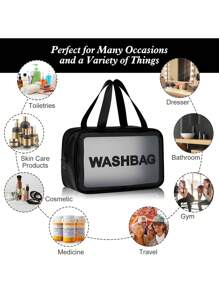 58件套化妆刷套装，包含30支化妆刷、5个化妆海绵、5个三角化妆海绵、2个卸妆粉扑、2个化妆腕带、1个化妆发带、5个迷你化妆海绵、1个睫毛夹、1个化妆刷清洁碗、1个防水化妆包。