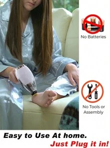 OLASALON 电动足部老茧去除器，防水足部护理工具套件 - 用于去除老茧，自动足部死皮去除机器人，硬皮修剪器，足部去角质护理（包括 12 个替换磨头） - 美規A型插(110-127V) - 查看 8