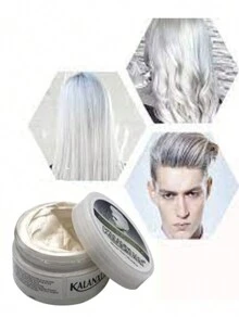 Cera para pintar y peinar cabello color Blanco - Blanco - Ver 3