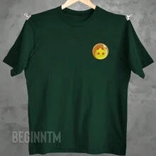 Shenlong Sphere T-Shirt Embroidered Anime Unisex Blouse 100% Cotton Geek - 綠色 - 查看 1