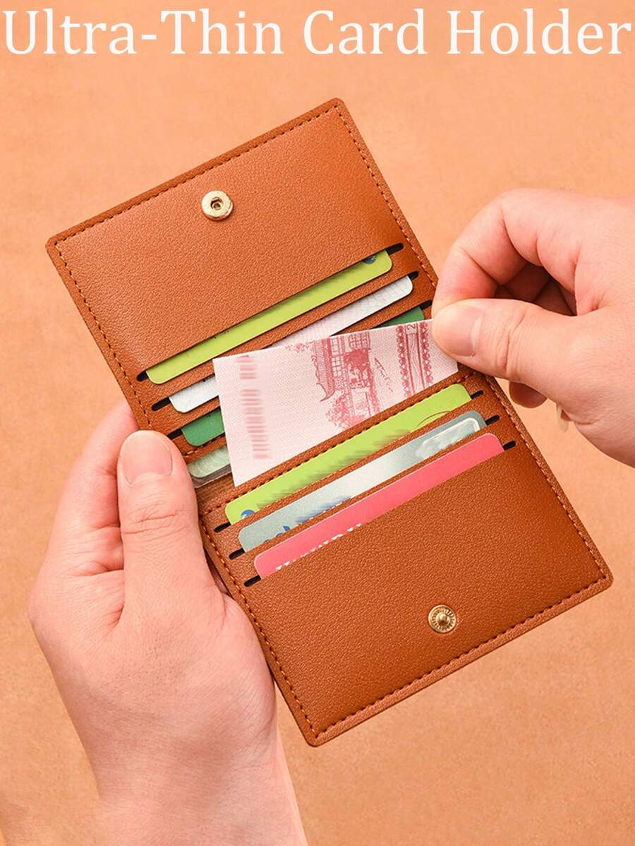 UltraThin Card Holder For Women Compact Bank Id Card Holder Driver's