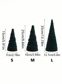 1pc Velvet Christmas Tree Ornament Handmade Small Pine Tree Small Christmas Tree For Table Decoration Christmas Party Ornament For Home Decor Party Festival Table Decoration Best Gifts Birthday Christmas Decorations Room Decor Winter Christmas Decorations Home Christmas Gifts Christmas Decor - Multicolor - View 6