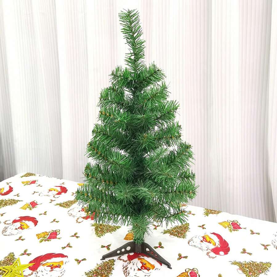 1pc Pink Artificial Christmas Tree, Realistic Pointed Christmas Tree Decor For Windows, Tabletop, Festival, Home, Office, Yard, Theme Party, Christmas Decoration (Excluding Ornaments) Best Gifts Birthday - Multicolor - View 1