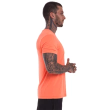 Dry Fit 100% Polyamide Cold Knit Men's Running Top - 橘色 - 查看 4